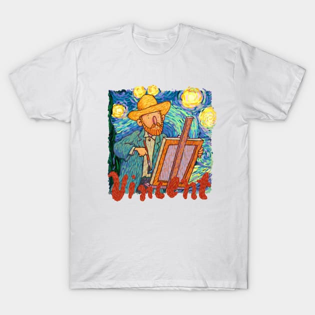 Vincent T-Shirt by drawboy